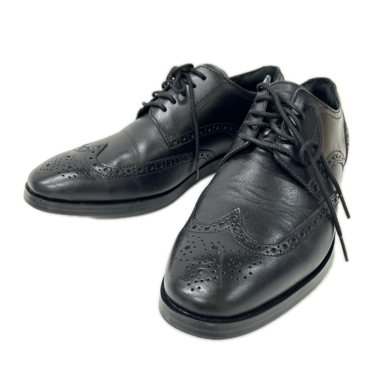 COLE HAAN コールハーン C23793 ブラック ウイングチップ セミブローグシューズ シューズ