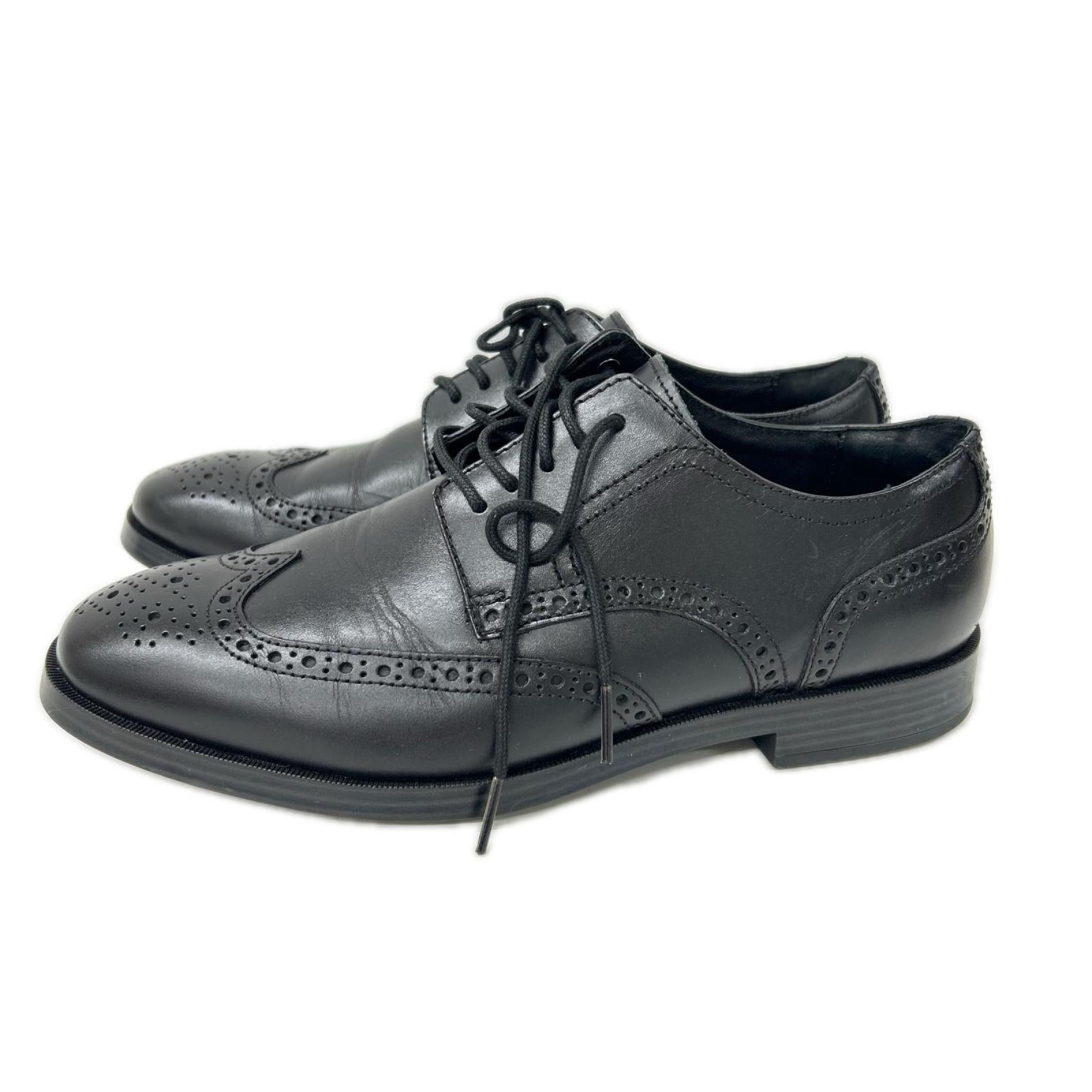 COLE HAAN コールハーン C23793 ブラック ウイングチップ セミブローグシューズ シューズ