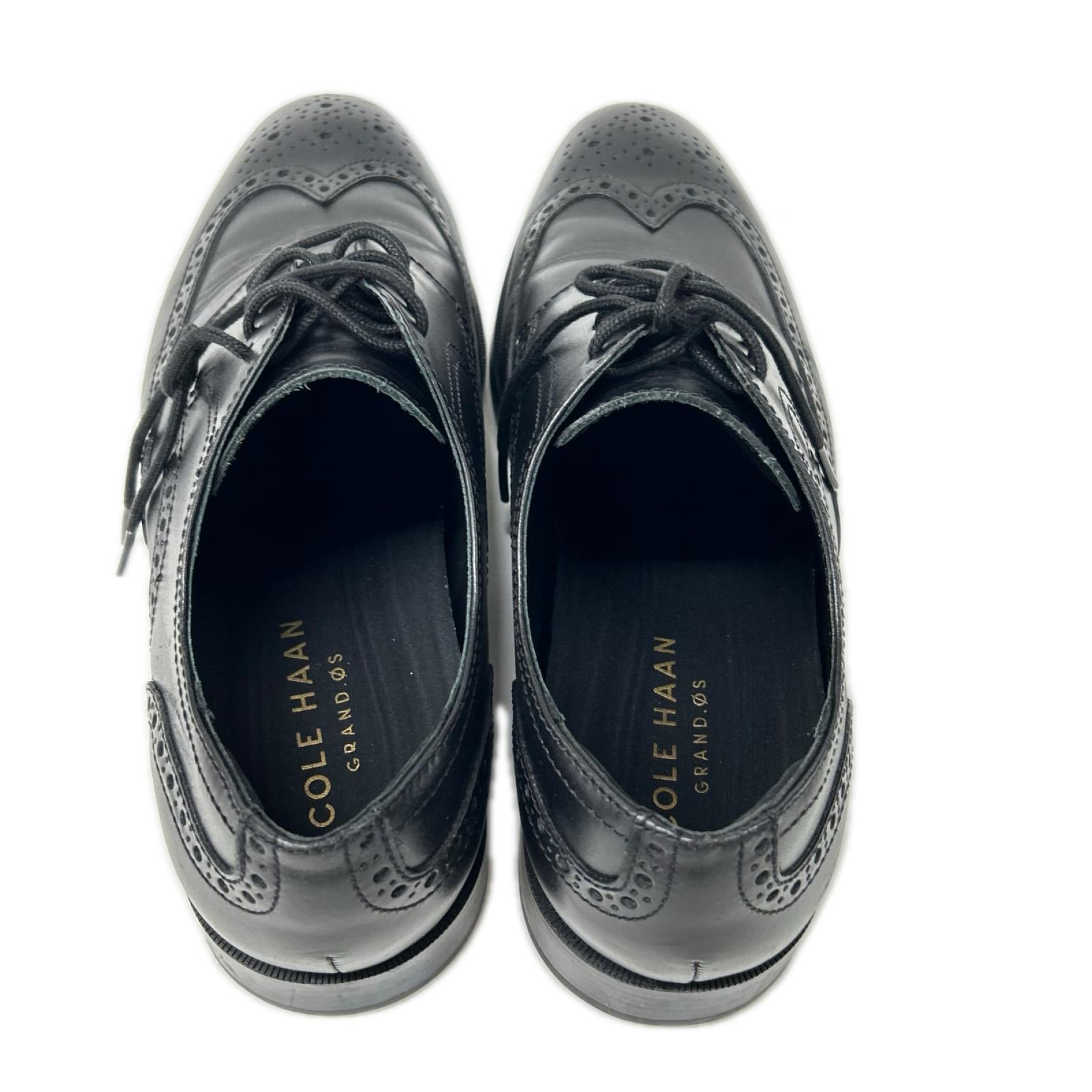 COLE HAAN コールハーン C23793 ブラック ウイングチップ セミブローグシューズ シューズ