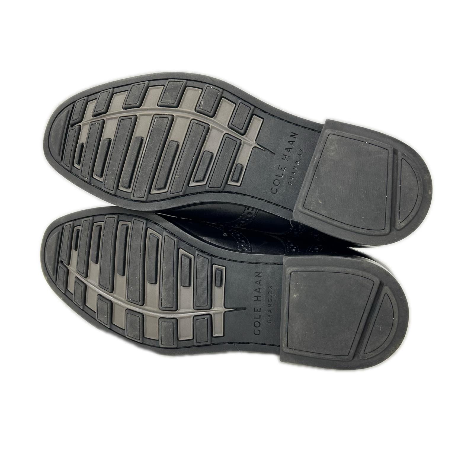COLE HAAN コールハーン C23793 ブラック ウイングチップ セミブローグシューズ シューズ