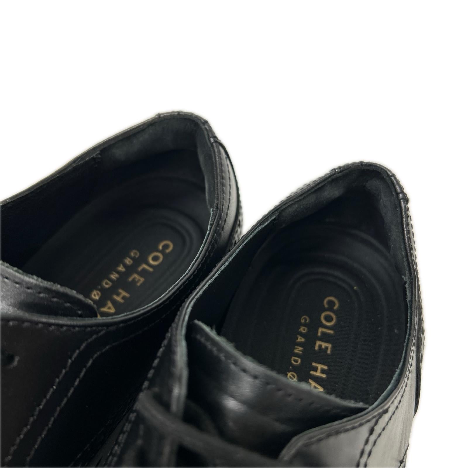 COLE HAAN コールハーン C23793 ブラック ウイングチップ セミブローグシューズ シューズ