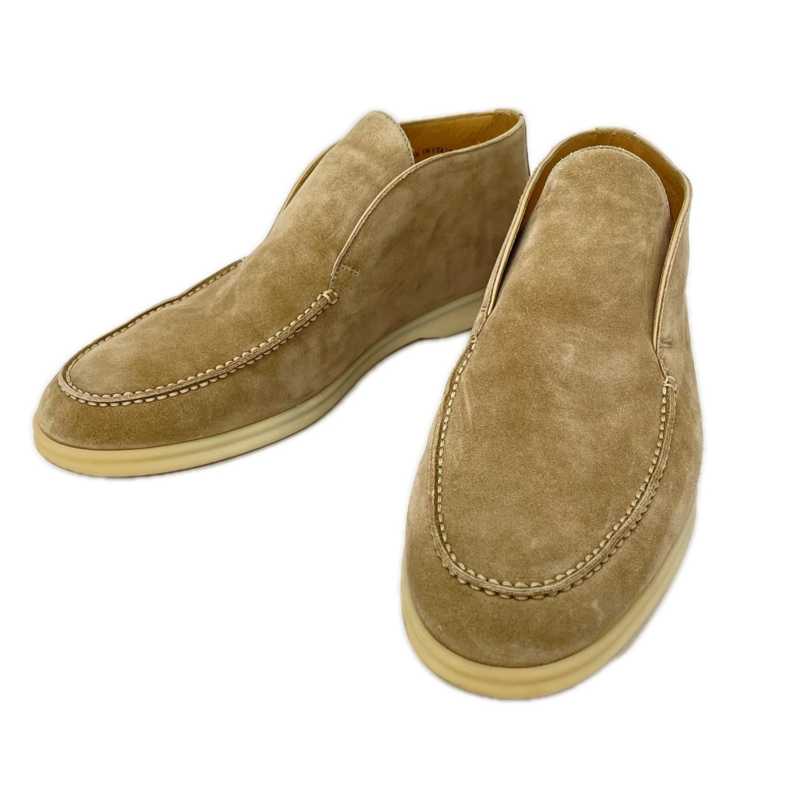 Loro Piana ロロピアーナ M53621 オープンウォーク スエード アンクルブーツ シューズ