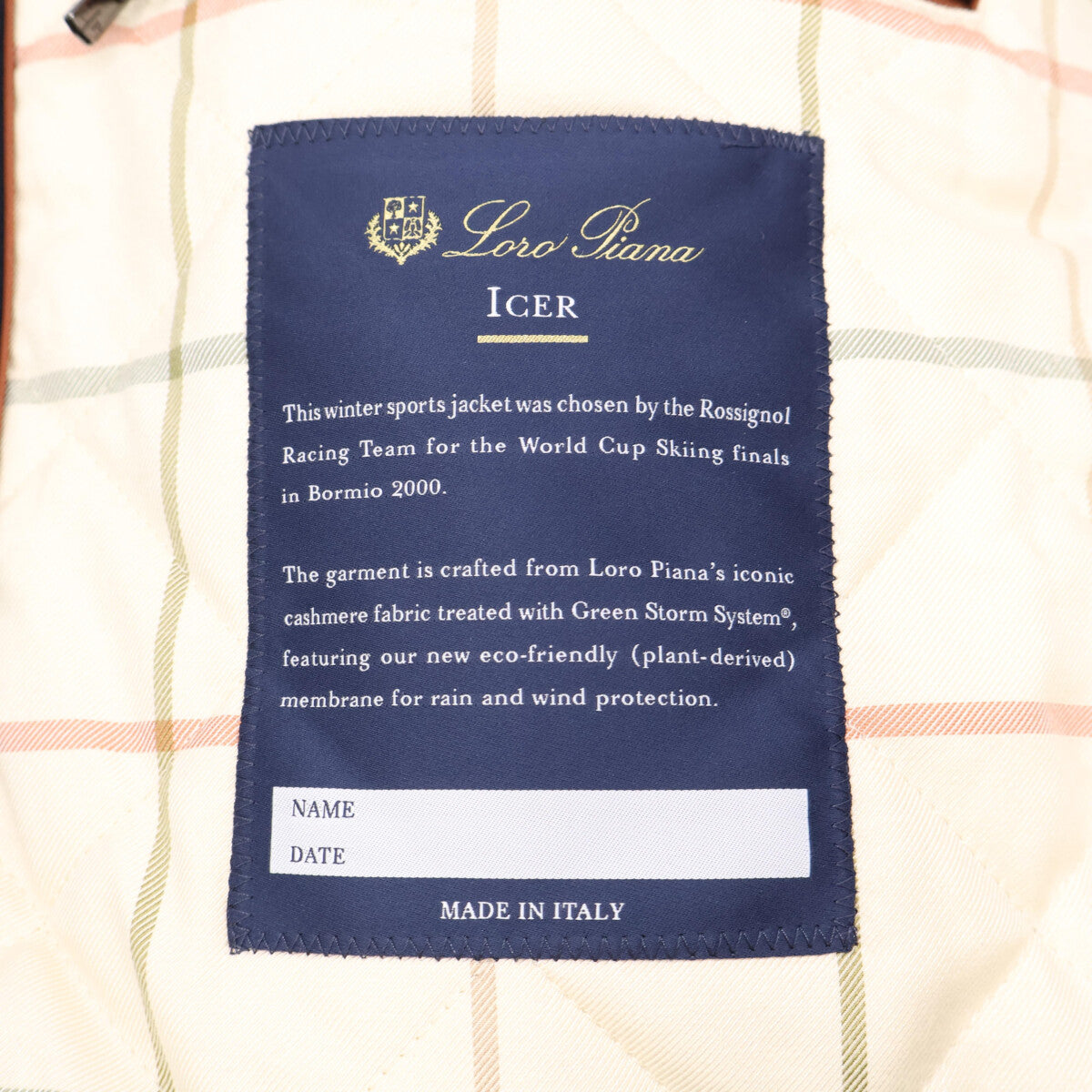 Loro Piana ロロピアーナ 【美品/国内正規】FAQ0481 ICER アイサー フィールド ジャケット カシミヤ100％ ジップアップ ジャケット ジャケット