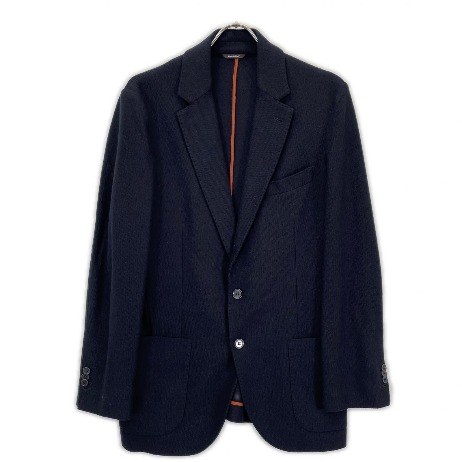 Loro Piana ロロピアーナ FA12572 シルク×カシミヤ ネイビー ジャケット ジャケット