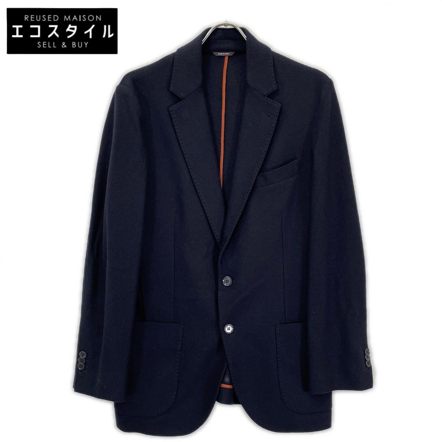 Loro Piana ロロピアーナ FA12572 シルク×カシミヤ ネイビー ジャケット ジャケット