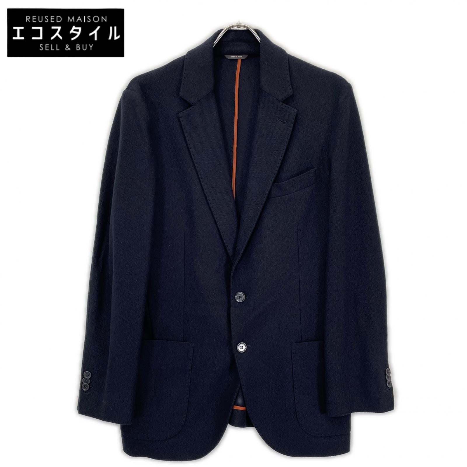 Loro Piana ロロピアーナ FA12572 シルク×カシミヤ ネイビー ジャケット ジャケット