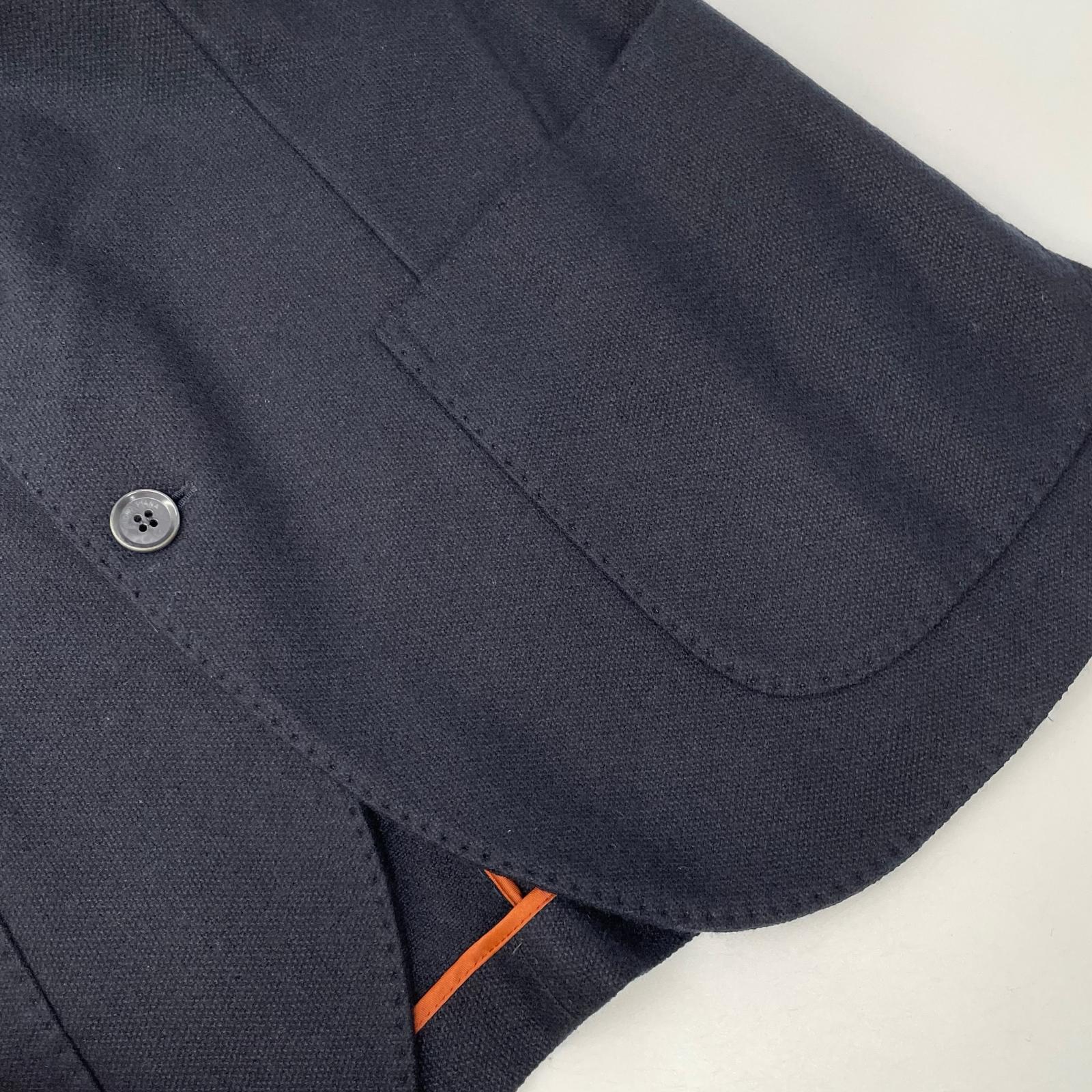 Loro Piana ロロピアーナ FA12572 シルク×カシミヤ ネイビー ジャケット ジャケット