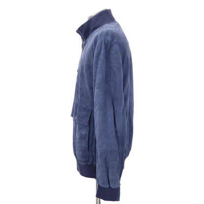 BRUNELLO CUCINELLI ブルネロクチネリ 【新品同様/国内正規】M0PCF1929 パンチングスムースレザー スタンドカラーブルゾン ジャケット