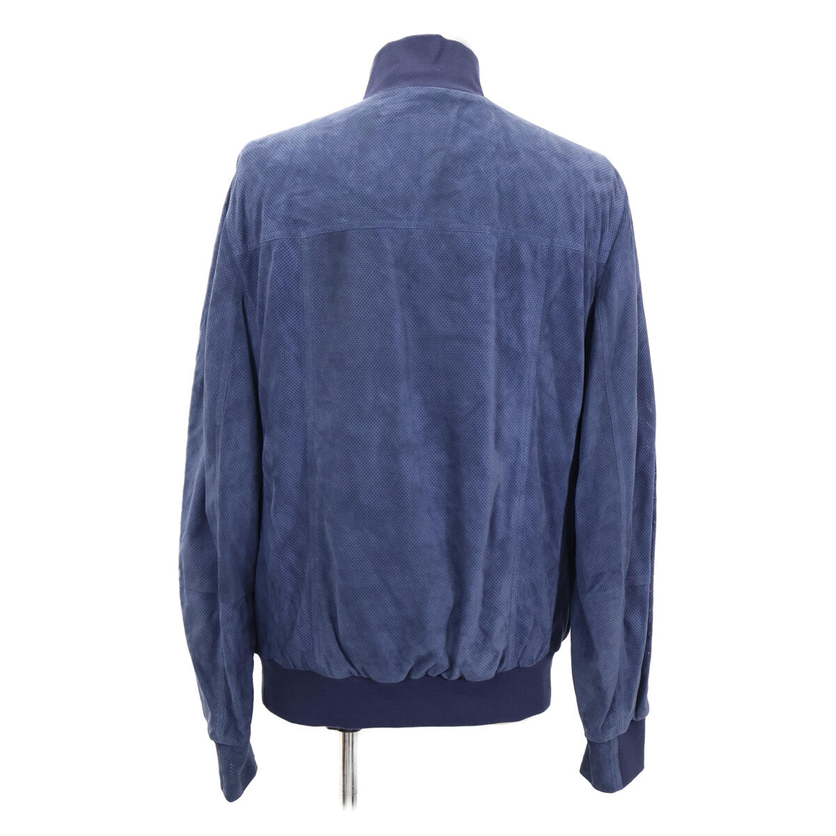 BRUNELLO CUCINELLI ブルネロクチネリ 【新品同様/国内正規】M0PCF1929 パンチングスムースレザー スタンドカラーブルゾン ジャケット
