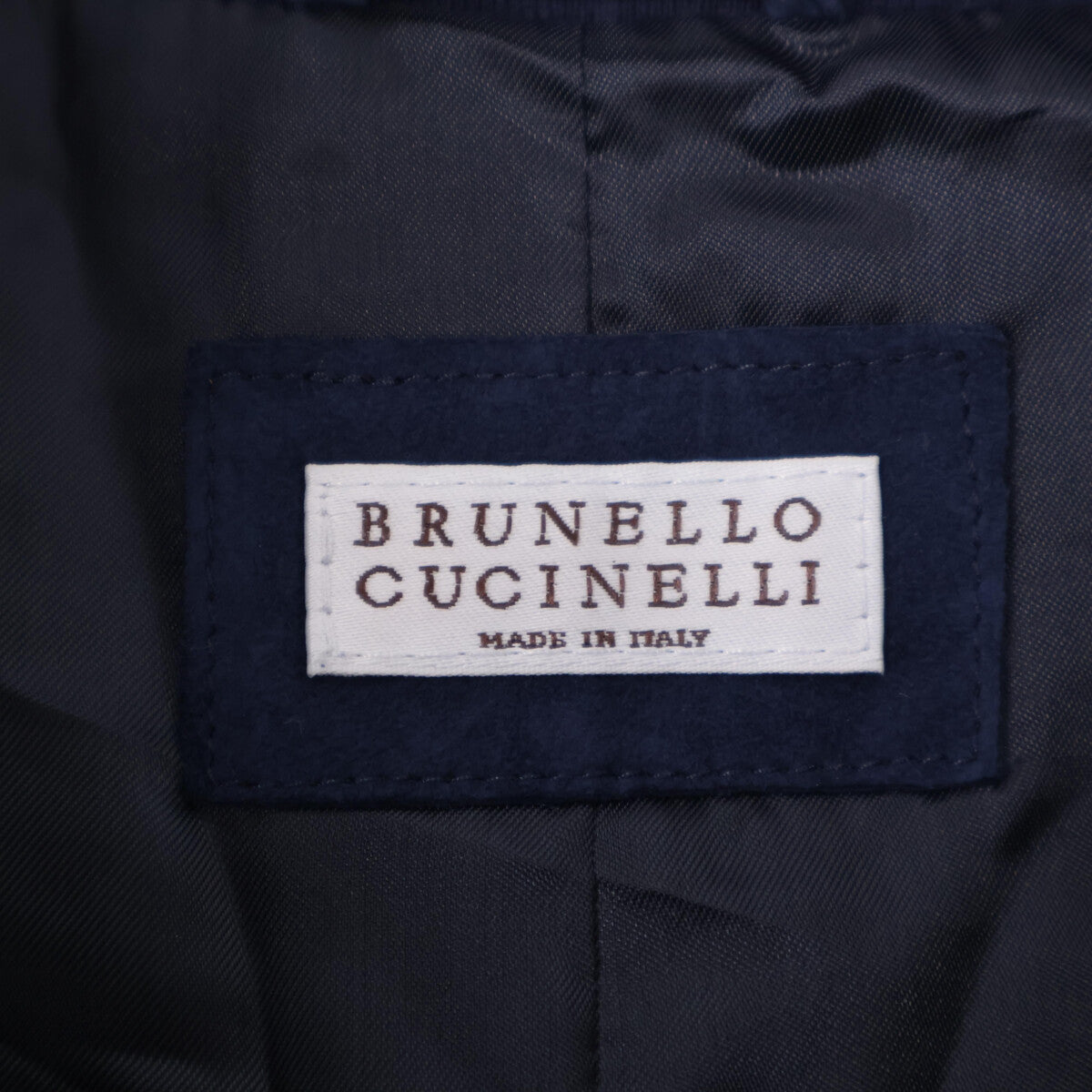BRUNELLO CUCINELLI ブルネロクチネリ 【新品同様/国内正規】M0PCF1929 パンチングスムースレザー スタンドカラーブルゾン ジャケット