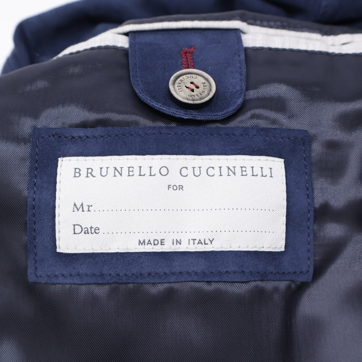 BRUNELLO CUCINELLI ブルネロクチネリ 【新品同様/国内正規】M0PCF1929 パンチングスムースレザー スタンドカラーブルゾン ジャケット