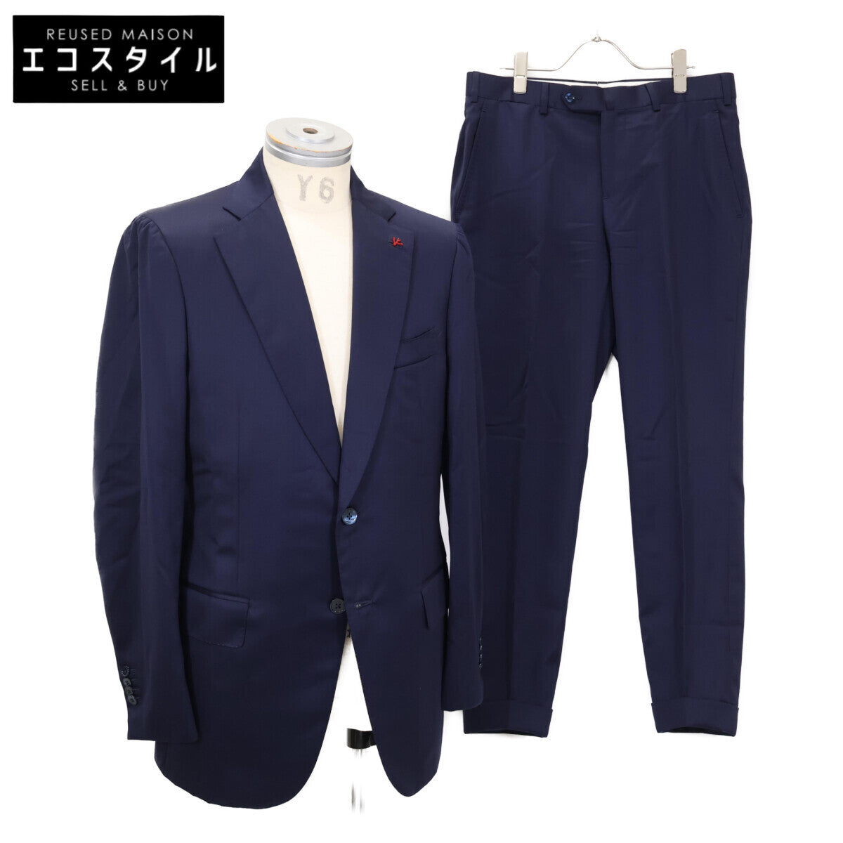 ISAIA イザイア 【美品/国内正規】PR41 01647 01006 ウール 2Bシングルスーツ スーツ セットアップ