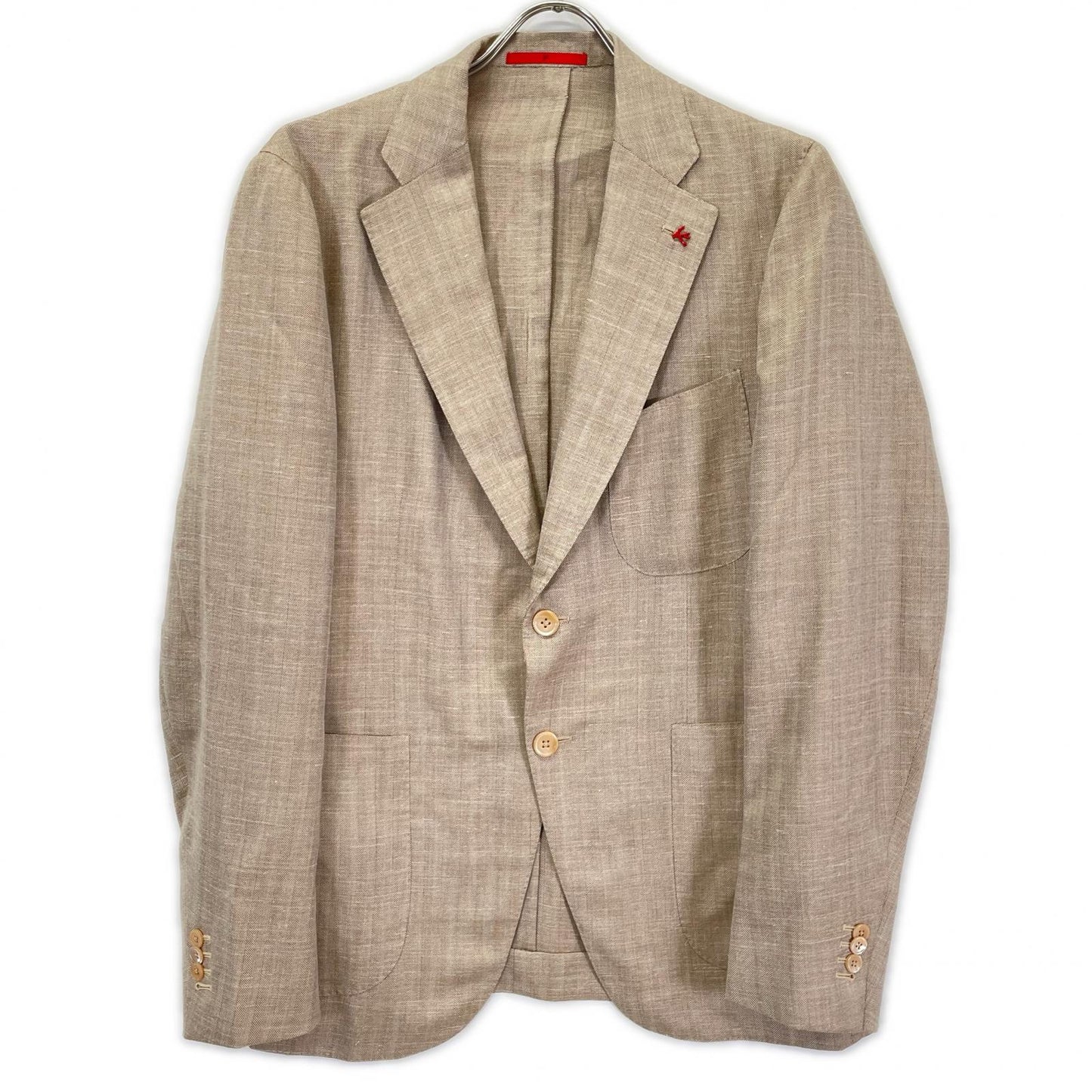 ISAIA イザイア PR41 04965 02770 ベージュ ウール×シルク×リネン ジャケット ジャケット