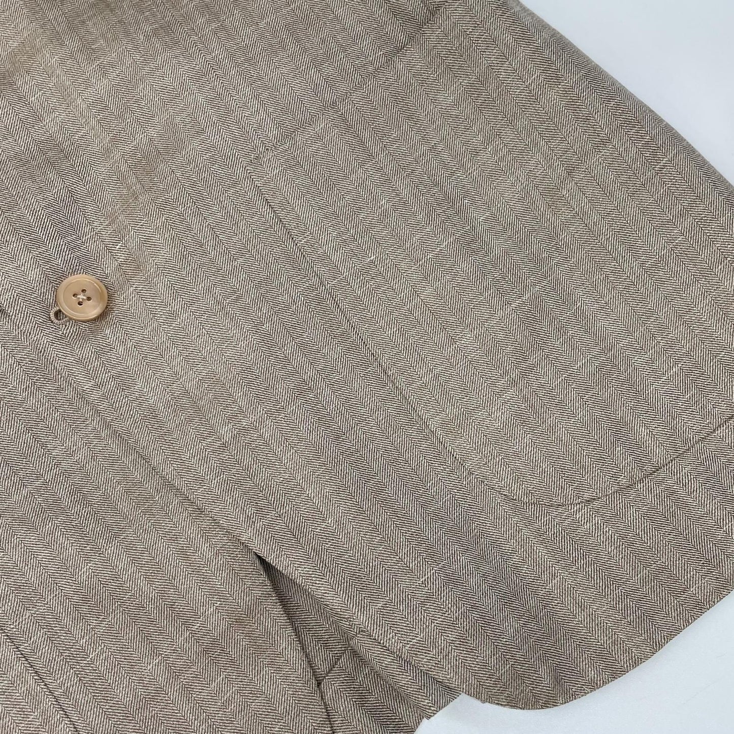 ISAIA イザイア PR41 04965 02770 ベージュ ウール×シルク×リネン ジャケット ジャケット