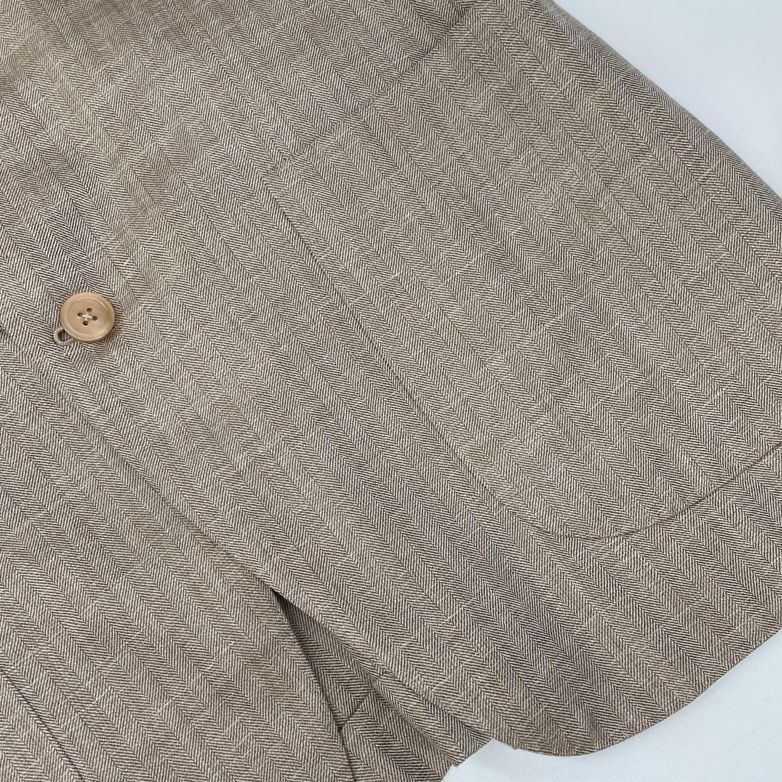 ISAIA イザイア PR41 04965 02770 ベージュ ウール×シルク×リネン ジャケット ジャケット