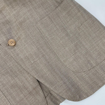 ISAIA イザイア PR41 04965 02770 ベージュ ウール×シルク×リネン ジャケット ジャケット