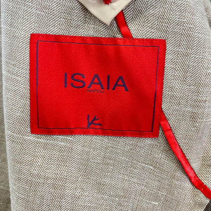 ISAIA イザイア PR41 04965 02770 ベージュ ウール×シルク×リネン ジャケット ジャケット
