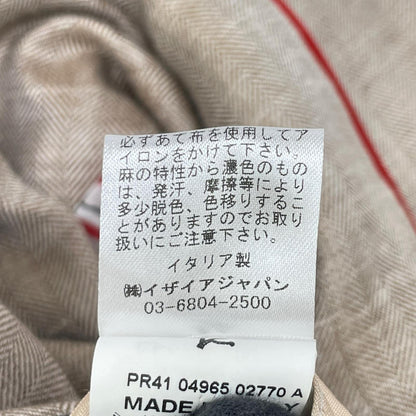 ISAIA イザイア PR41 04965 02770 ベージュ ウール×シルク×リネン ジャケット ジャケット