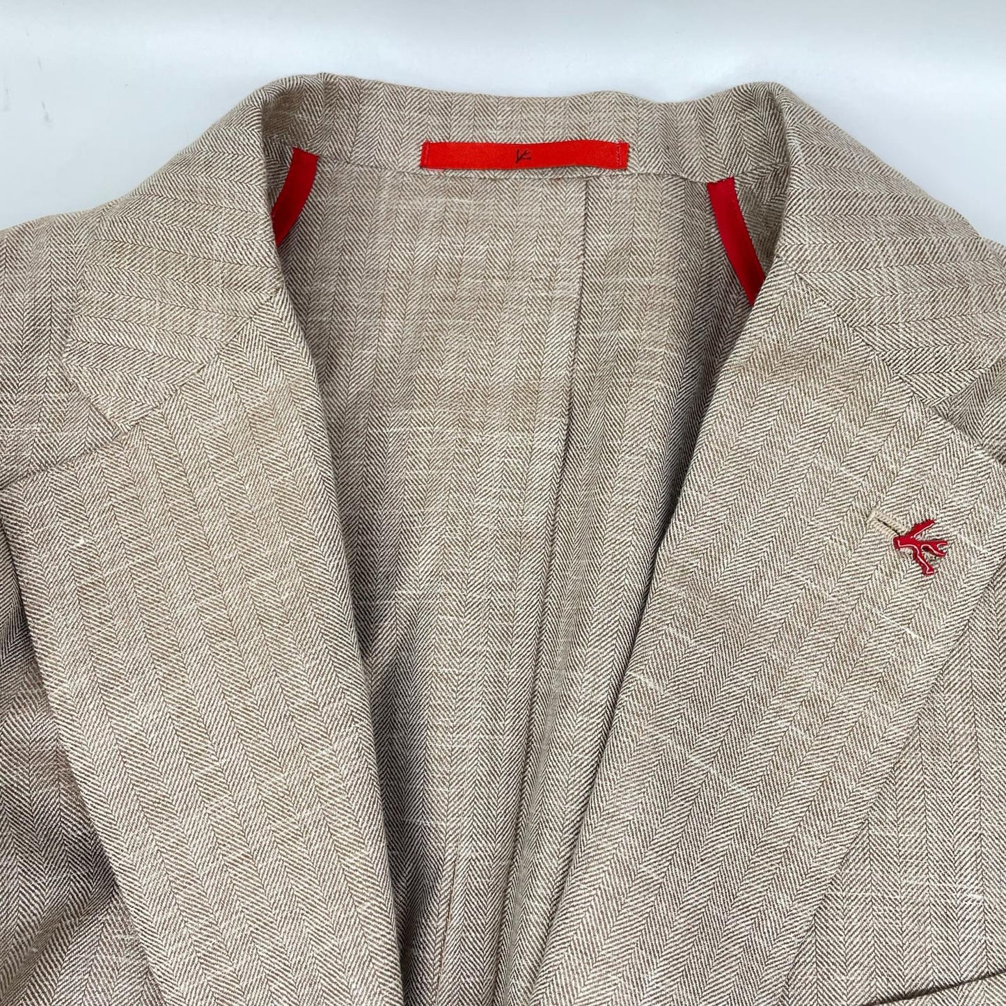 ISAIA イザイア PR41 04965 02770 ベージュ ウール×シルク×リネン ジャケット ジャケット