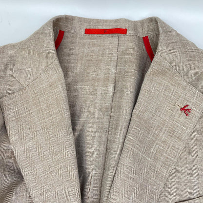 ISAIA イザイア PR41 04965 02770 ベージュ ウール×シルク×リネン ジャケット ジャケット