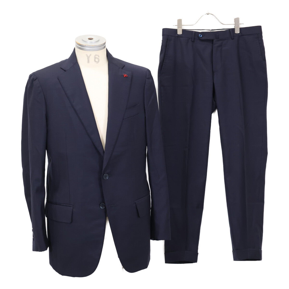 ISAIA イザイア 【美品/国内正規】PR41 02936 01542 ウール 2Bシングルスーツ スーツ セットアップ
