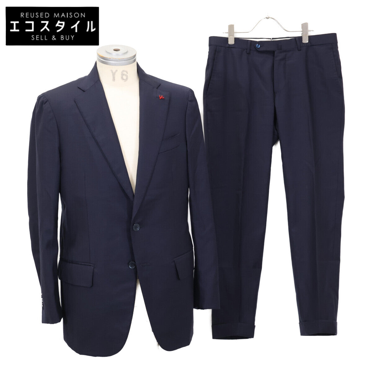 ISAIA イザイア 【美品/国内正規】PR41 02936 01542 ウール 2Bシングルスーツ スーツ セットアップ