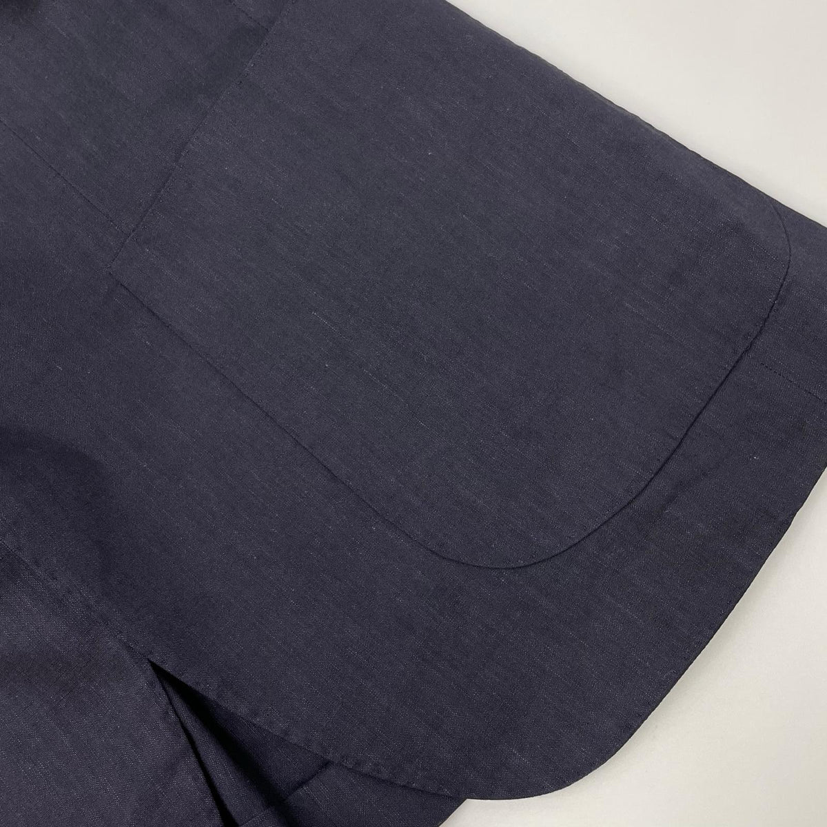 ISAIA イザイア PR41 06649 03523 ネイビー ウールリネン シングルジャケット ジャケット