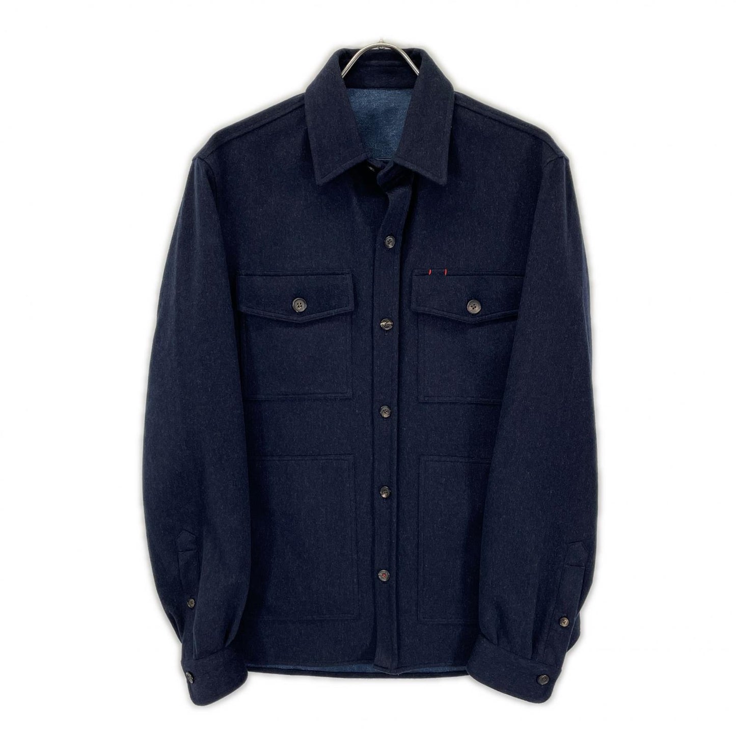 ISAIA イザイア ICONICO ネイビー カシミヤ シャツジャケット ジャケット