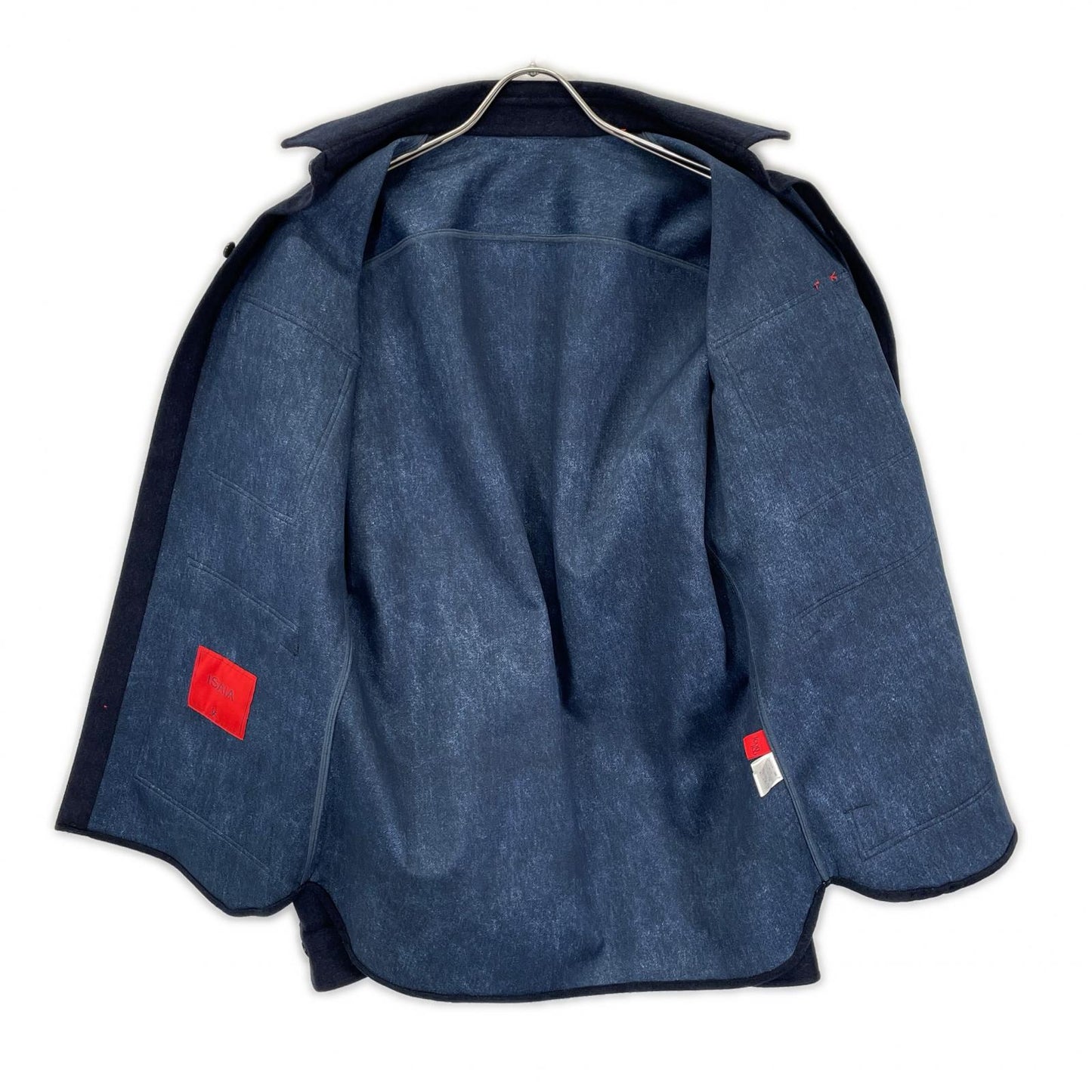 ISAIA イザイア ICONICO ネイビー カシミヤ シャツジャケット ジャケット