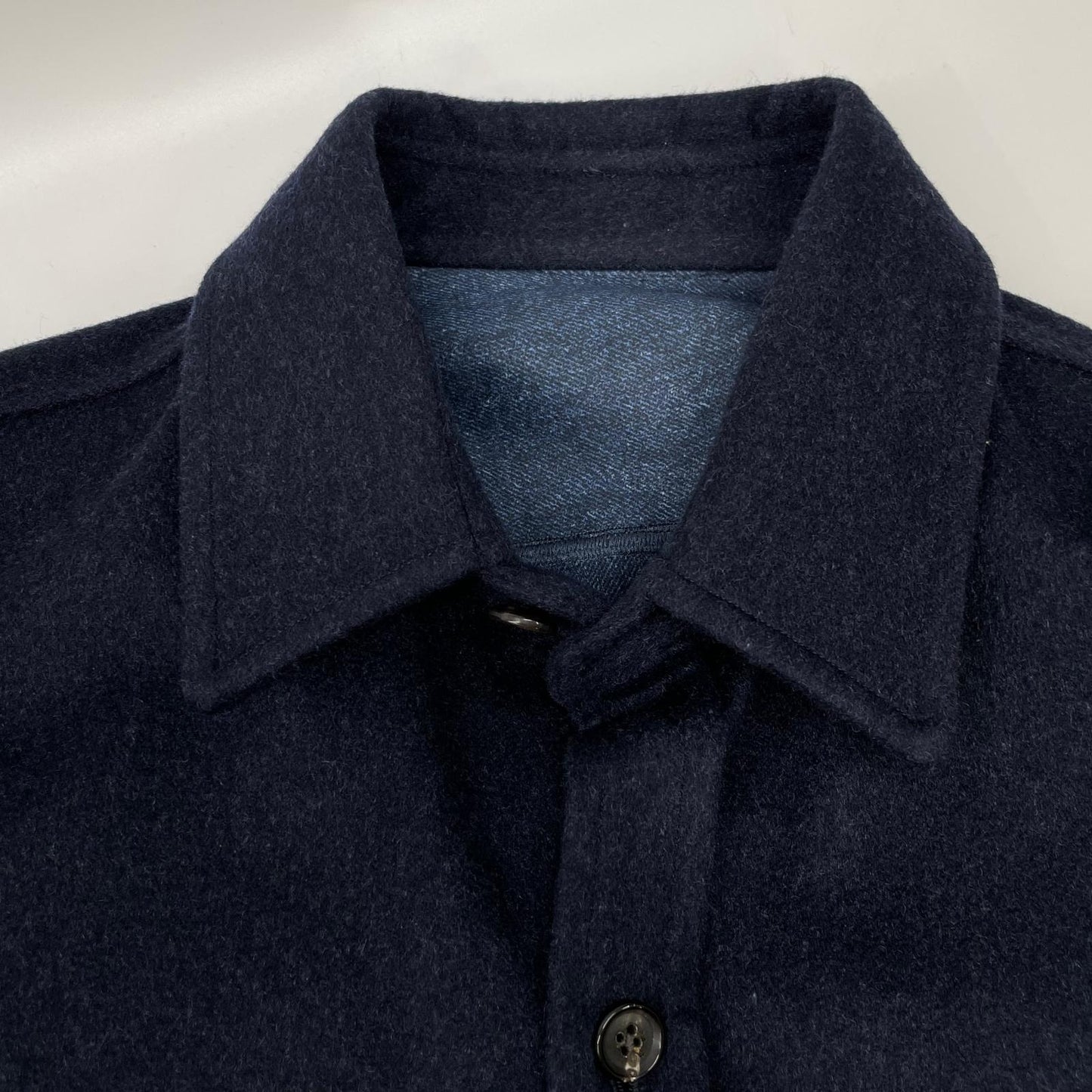 ISAIA イザイア ICONICO ネイビー カシミヤ シャツジャケット ジャケット