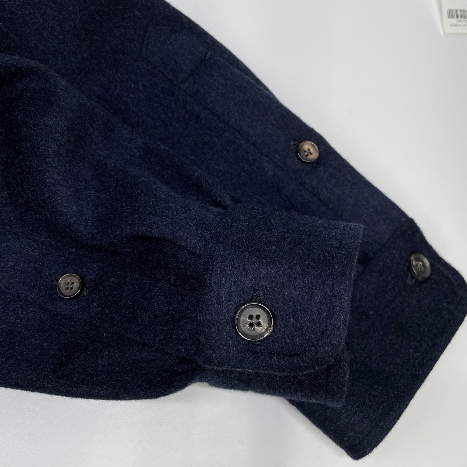 ISAIA イザイア ICONICO ネイビー カシミヤ シャツジャケット ジャケット