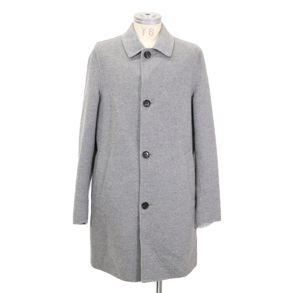 ISAIA イザイア 【美品/国内正規】PP13 00026 00008 カシミヤ100％ ダブルフェイス シングル コート