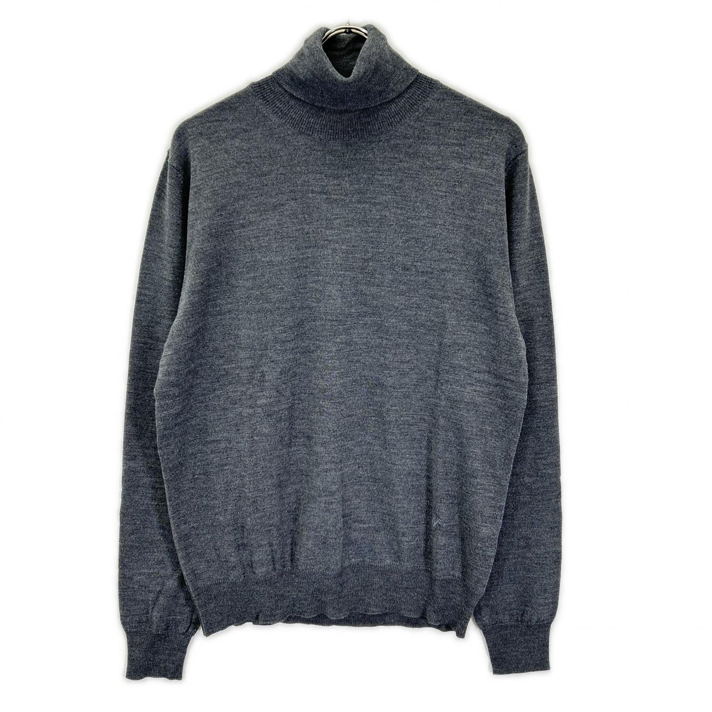 ISAIA イザイア MGKX07 グレー ハイネック ハイゲージ ニット トップス