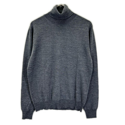 ISAIA イザイア MGKX07 グレー ハイネック ハイゲージ ニット トップス