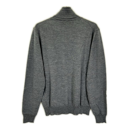 ISAIA イザイア MGKX07 グレー ハイネック ハイゲージ ニット トップス