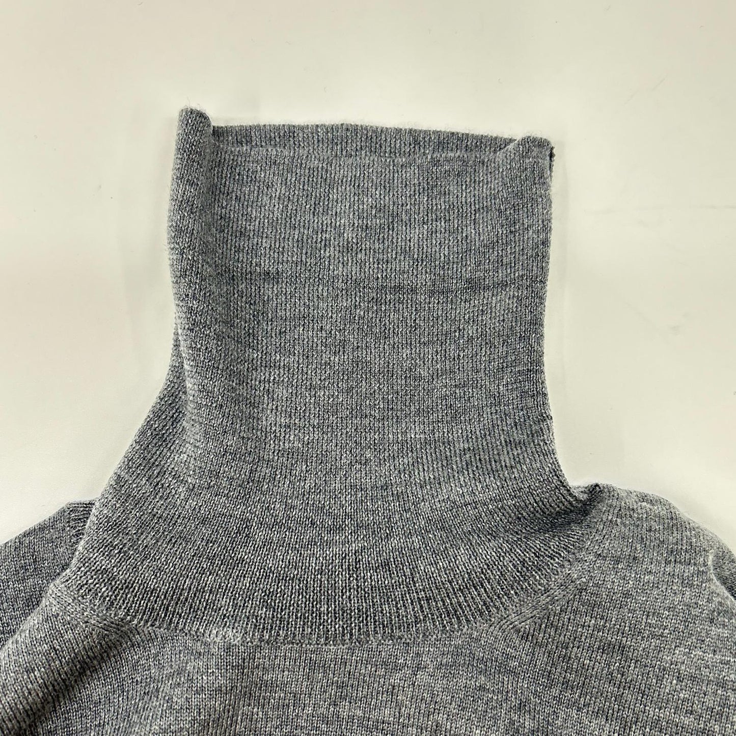 ISAIA イザイア MGKX07 グレー ハイネック ハイゲージ ニット トップス