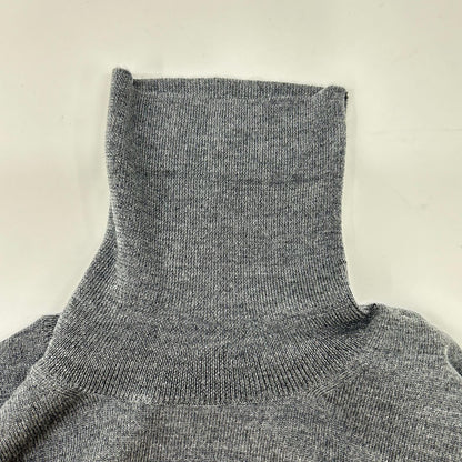 ISAIA イザイア MGKX07 グレー ハイネック ハイゲージ ニット トップス