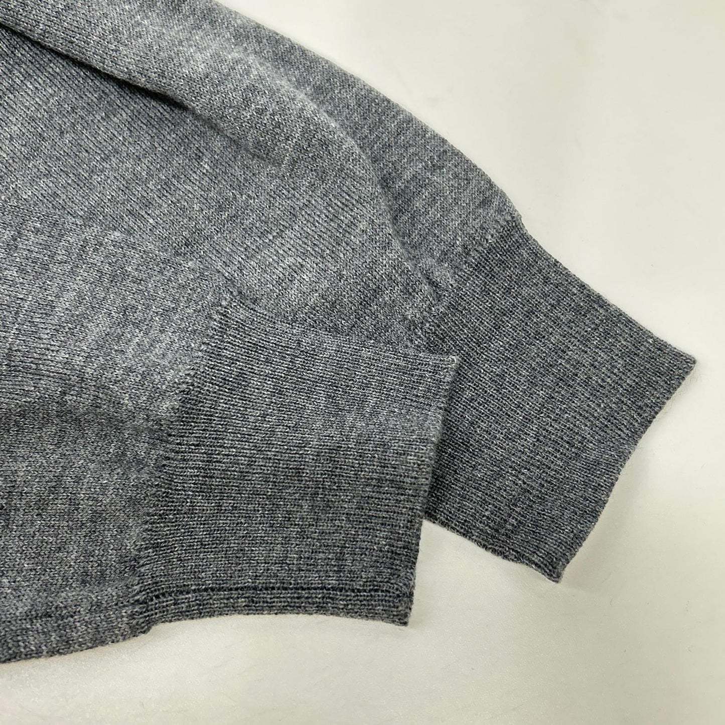ISAIA イザイア MGKX07 グレー ハイネック ハイゲージ ニット トップス