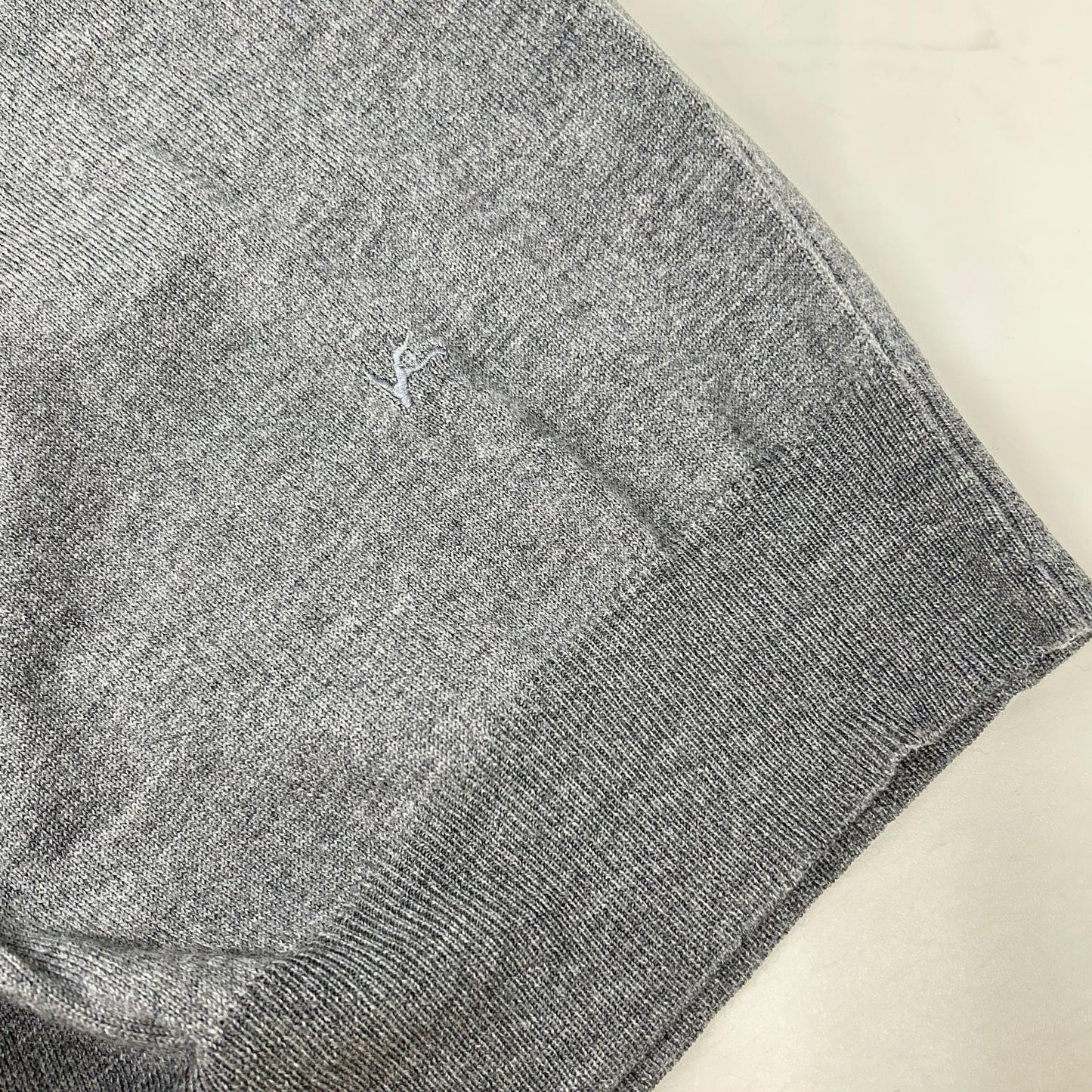 ISAIA イザイア MGKX07 グレー ハイネック ハイゲージ ニット トップス