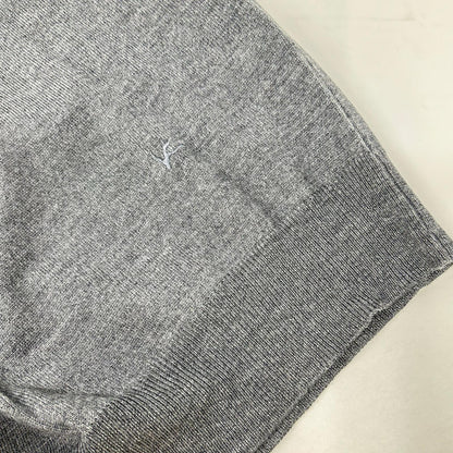 ISAIA イザイア MGKX07 グレー ハイネック ハイゲージ ニット トップス