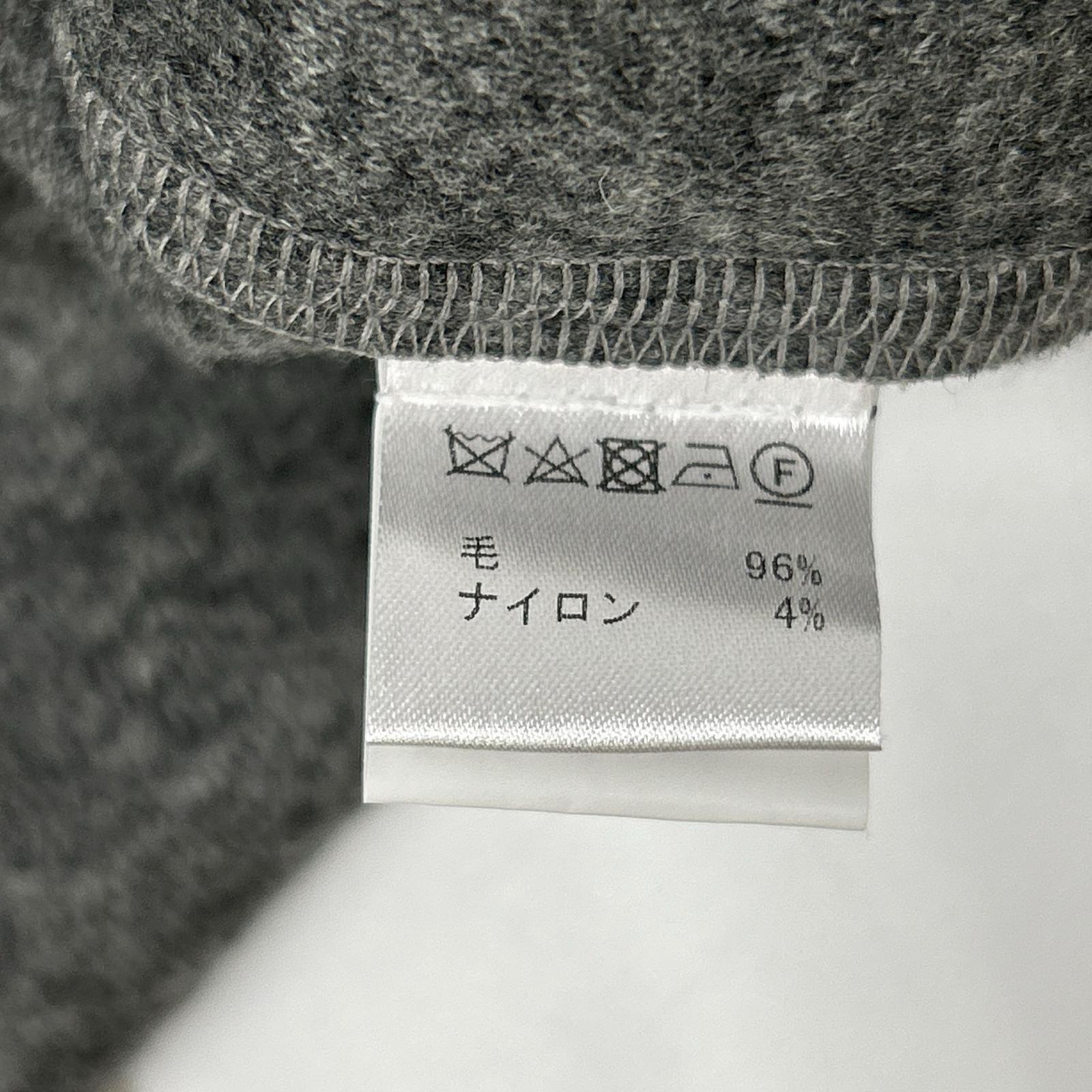 ISAIA イザイア OVERSHIRT KOREA ウールナイロン バンドカラーシャツ トップス