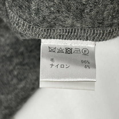 ISAIA イザイア OVERSHIRT KOREA ウールナイロン バンドカラーシャツ トップス