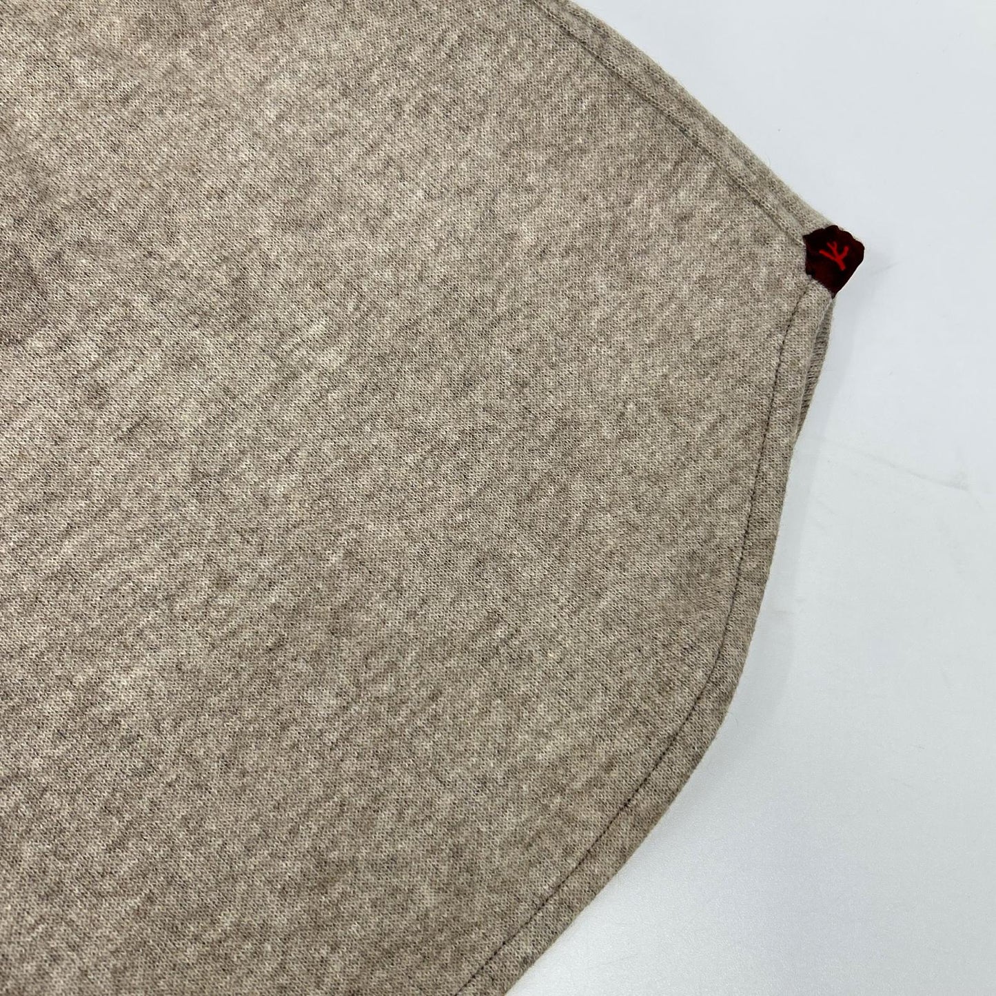 ISAIA イザイア OVERSHIRT KOREA ウールナイロン バンドカラーシャツ トップス