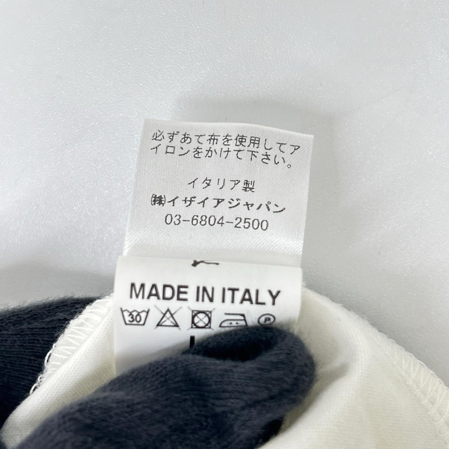 ISAIA イザイア MCF013 ホワイト ストレッチ プルオーバーパーカ トップス