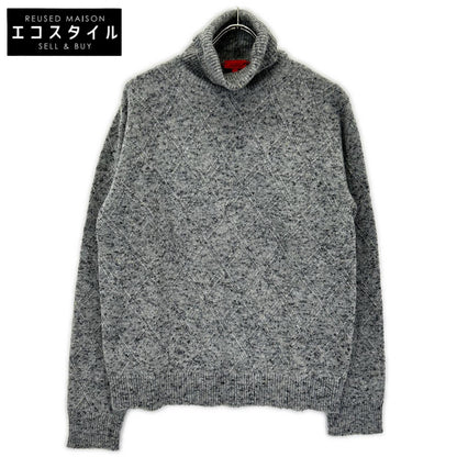ISAIA イザイア MG7749 グレー ミドルゲージ ハイネックニット トップス