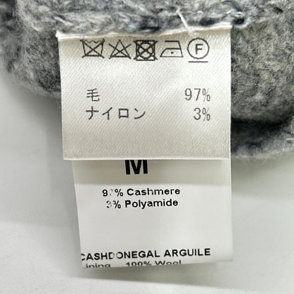 ISAIA イザイア MG7749 グレー ミドルゲージ ハイネックニット トップス