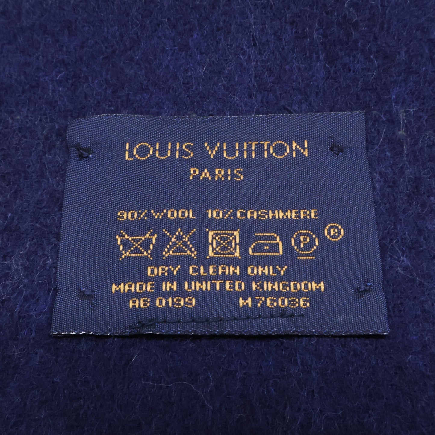 LOUIS VUITTON ルイヴィトン 【美品/国内正規】M76036 エシャルプ・チェックウィズルイ カシミヤ/ウール マフラー