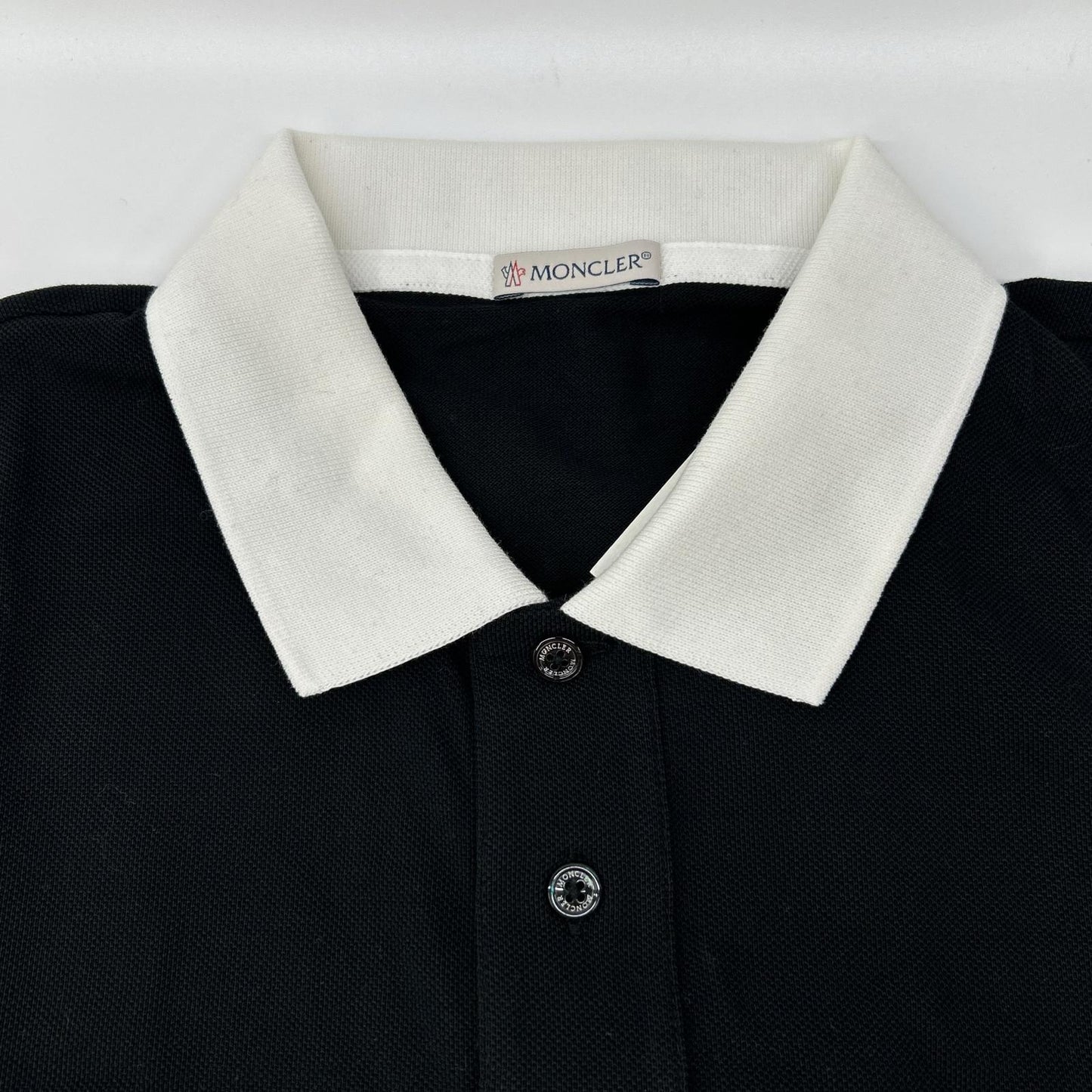 MONCLER モンクレール MAGLIA POLO ブラック ポロシャツ トップス