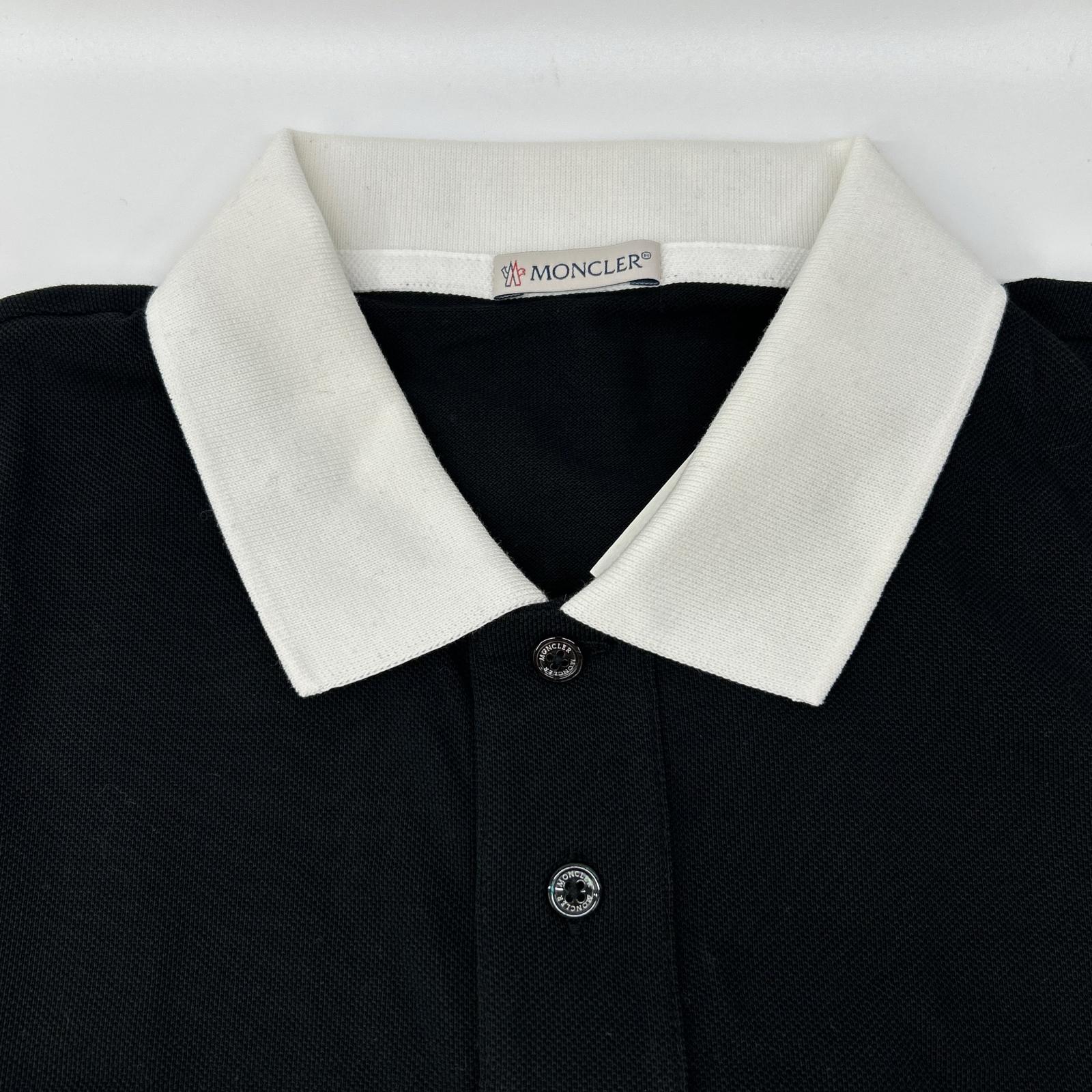 MONCLER モンクレール MAGLIA POLO ブラック ポロシャツ トップス
