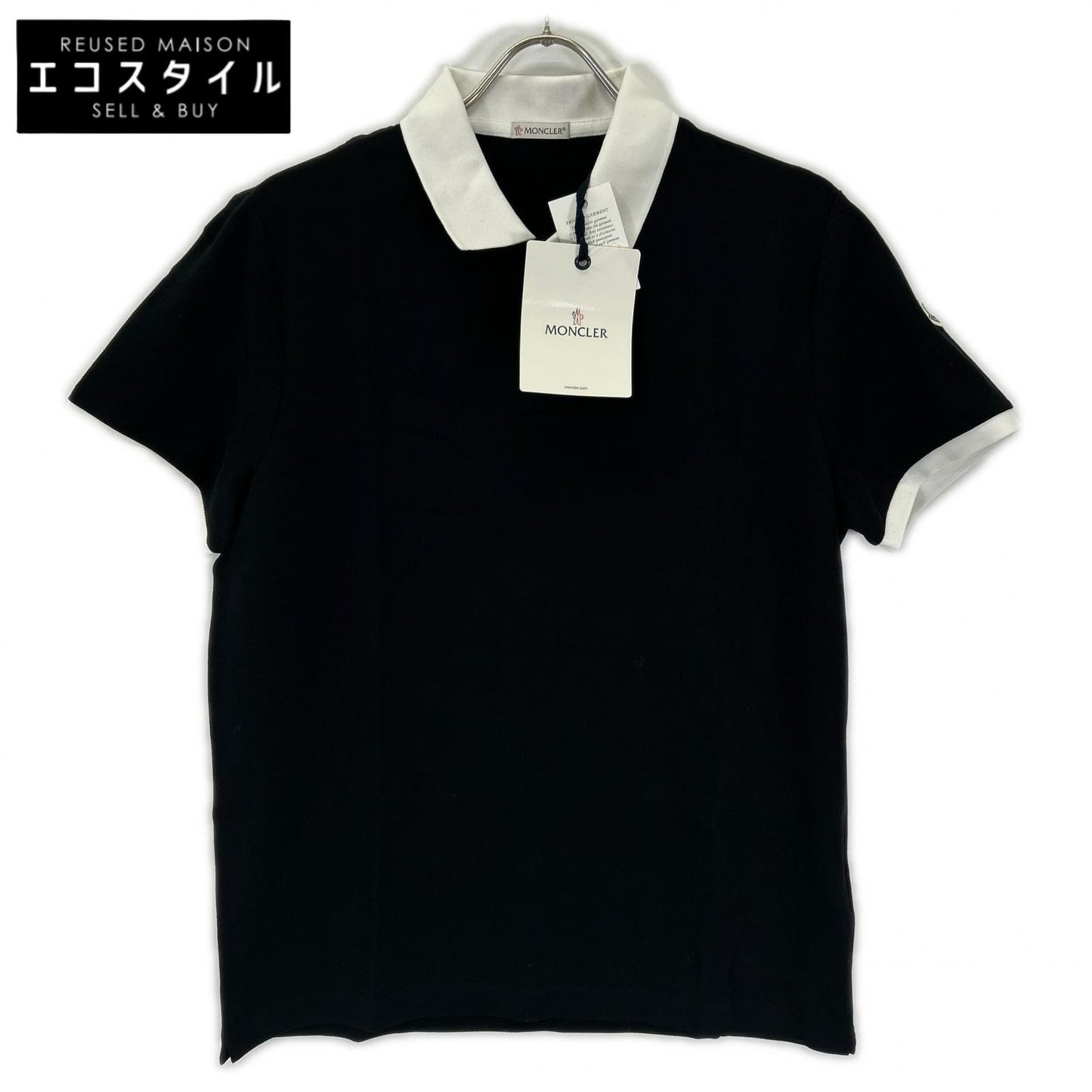 MONCLER モンクレール MAGLIA POLO ブラック ポロシャツ トップス
